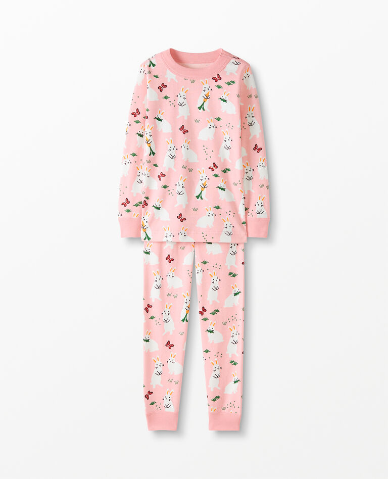 NWT Hanna Andersson 100% Organic Sleeper Pajamas 60cm US 3-6 months BUNNIES